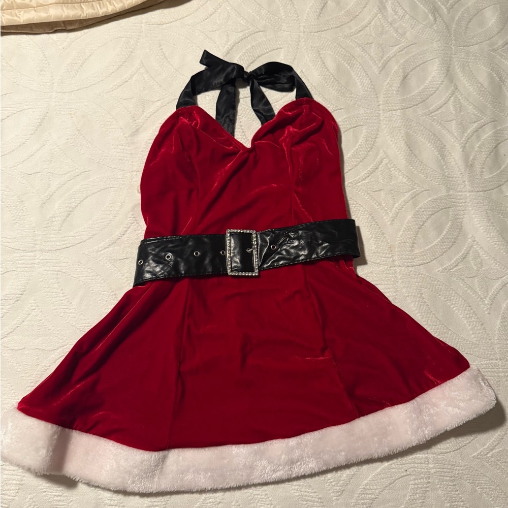 Frederick's of Hollywood Red and Black Chemise